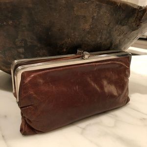 HOBO brown leather wallet